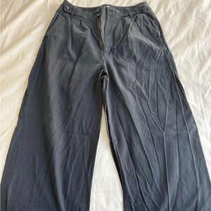 Madewell Harlow Wide Leg Pants in Black